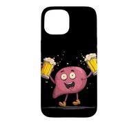 Custodia per iPhone 15 Felice Giornata del fegato con Costume