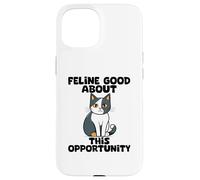 Custodia per iPhone 15 Felino, buon amante dei gatti in cerca di lavoro