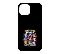 Custodia per iPhone 15 Festa Axolotl DJ Disco Celebrazione Fun