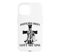 Custodia per iPhone 15 Figura del cavaliere tedesco Statua del cavaliere Buhurt