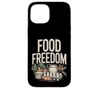 Custodia per iPhone 15 Food Freedom Homestead Giardinaggio Autosufficienza