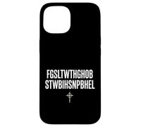 Custodia per iPhone 15 For God So Loved The World FGSLTWTHGOB Faith Christian