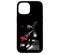 Custodia per iPhone 15 Foto dal vivo di Robert Smith The Cure di Andy Willsher
