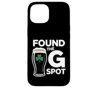 Custodia per iPhone 15 Found The G Spot Funny St Patricks Day