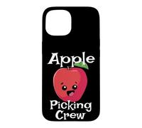 Custodia per iPhone 15 Frutteto autunnale abbinato alla famiglia di Apple Picking Crew