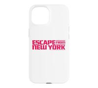 Custodia per iPhone 15 Fuga da New York Retro 80s Movie Logo