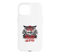 Custodia per iPhone 15 Fuji Attraverso Il Cancello Giappone Torii Scena Paesaggio