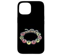 Custodia per iPhone 15 Fun Friendship Bracelet with Words Go Sports