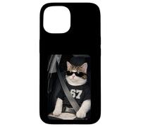 Custodia per iPhone 15 Funny 67 Cat Sunglasses Six Seven 6 7 Cat Meme Gen Alpha