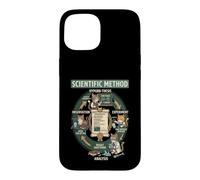 Custodia per iPhone 15 Funny Cat Scientific Method Physics Teacher Science