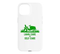 Custodia per iPhone 15 Funny Lawn Care is Self Care Lawnmower Humor
