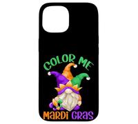 Custodia per iPhone 15 Funny Mardi Gras Quote For Women And Men With Carnival Gnome