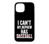Custodia per iPhone 15 Funny My Nephew Has Baseball Saying Sarcastico