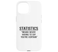 Custodia per iPhone 15 Funny Statistics Definition for Statisticians Data Analysts