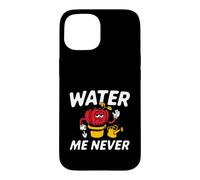 Custodia per iPhone 15 Funny Succulent Plant Killer Water Me Never Gardening