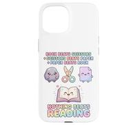 Custodia per iPhone 15 Funny Teacher Nothing Beat Book Rock Paper Scissors
