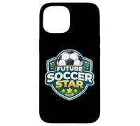 Custodia per iPhone 15 Future Soccer Star Bambini Giocatore Amante Bambino Ragazza Ragazzo Aspirante