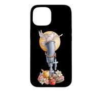 Custodia per iPhone 15 Gamba Protesi Amputato Coquette Cristiano Religioso Croce