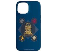 Custodia per iPhone 15 Game of Thrones 4 Houses for the Throne