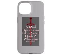 Custodia per iPhone 15 Game of Thrones The Mind Needs a Book