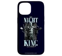 Custodia per iPhone 15 Game of Thrones The Night King Gothic