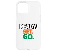Custodia per iPhone 15 Gara Ready Go Marathon Go Time Get Moving Sprinter 10k 5k