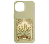 Custodia per iPhone 15 germogli di rinnovamento Art Nouveau Sabzeh Illustrazione