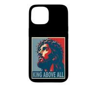 Custodia per iPhone 15 Gesù Cristo Re sopra ogni fede cristiana