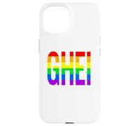 Custodia per iPhone 15 GHEI | Gay Divertente Umoristica Bandiera Arcobaleno