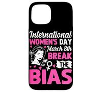 Custodia per iPhone 15 Giornata internazionale della donna 8 marzo Rompere il pregiudizio