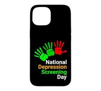 Custodia per iPhone 15 Giornata nazionale di screening della depressione - Consapevolezza della salute mentale