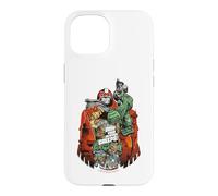 Custodia per iPhone 15 Giudice Dredd Drop Your Weapons Creeps! Retro 2000 AD Comic