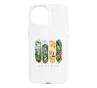 Custodia per iPhone 15 Giungla, vulcani e colibrì - Vacanze Costa Rica