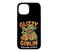 Custodia per iPhone 15 Glizzy Goblin Funny Hot Dog Meme Goblin Mode Activated
