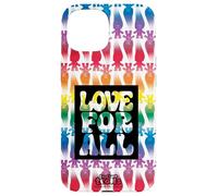 Custodia per iPhone 15 Good Luck Trolls Love For All Rainbow