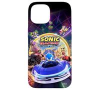 Custodia per iPhone 15 Grafica chiave di Sonic Racing CrossWorlds