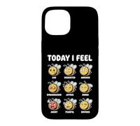 Custodia per iPhone 15 Grafico delle emozioni di Today I Feel Bee che imparano i bambini