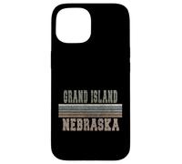Custodia per iPhone 15 Grand Island Retrò Nebraska