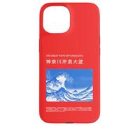 Custodia per iPhone 15 Grande onda blu di Hokusai al largo di Kanagawa PAPL047