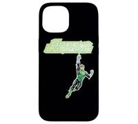 Custodia per iPhone 15 Green Lantern Energy Construct Logo