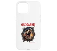 Custodia per iPhone 15 GROOAAH! Dangerous like a Dino Pericolo Dinosauro T. Rex