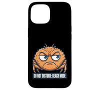 Custodia per iPhone 15 Grumpy Crab Summer Break Seaside Humor
