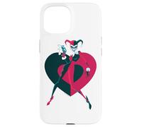 Custodia per iPhone 15 Harley Quinn Heart