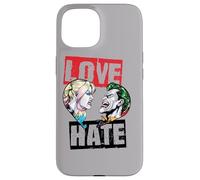 Custodia per iPhone 15 Harley Quinn Joker Love Hate