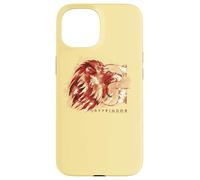 Custodia per iPhone 15 Harry Potter Gryffindor Watercolor