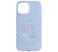 Custodia per iPhone 15 Harry Potter Hand Drawn Hogwarts Shield