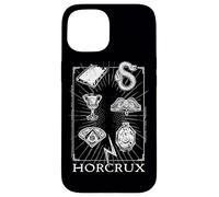 Custodia per iPhone 15 Harry Potter Horcrux Symbols