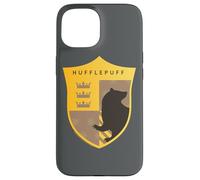 Custodia per iPhone 15 Harry Potter Hufflepuff Four Square Shield Crest