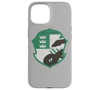 Custodia per iPhone 15 Harry Potter Slytherin Four Square Shield Crest