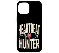 Custodia per iPhone 15 Heartbeat Hunter Nurse Doctor Stetoscopio ECG